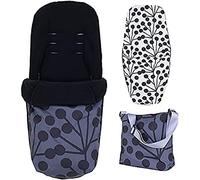 Cosatto Giggle 2 in 1 Accessory Pack - Change Bag & All Season Footmuff, Lunaria