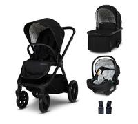 Cosatto Giggle 4 Travel System 3 in 1 Bundle | with Pram, Car Seat, Pushchair, Carrycot & Baby Car Seat Base | Birth-4 Years, i-Size Group 0 | Compact Fold, Footmuff, Changing Bag, Raincover (Foxed)