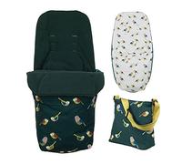 Cosatto Giggle Accessory Pack - Change Bag & All Season Footmuff, Birdland