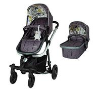 Cosatto Giggle Quad Pram & Pushchair - From Birth to 20kg, Lightweight, Compact Fold, Duo-directional Seat (Fika Forest)