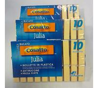 Cosatto Heavy Duty Clothes Pins, Made in Italy, 3 X 10 = 30 Clothespins by