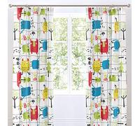 Cosatto - Monster Mob - Pair of Pencil Pleat Curtains - 66" Width X 72" Drop (168 X 183Cm) in Multi
