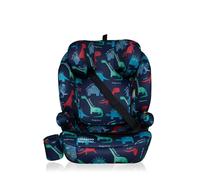 Cosatto Ninja 2 iSize Car Seat - R129 High Back Booster Seat | 4-12 Years | 10 Position Headrest, ISOFIX & Seatbelt Fitting, Forward Facing with Side Impact Protection | Washable (D is for Dino)