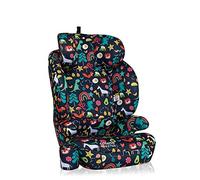 Cosatto Ninja 2 iSize Car Seat - R129 High Back Booster Seat | 4-12 Years | 10 Position Headrest, ISOFIX & Seatbelt Fitting, Forward Facing with Side Impact Protection | Washable Covers (Carnival)