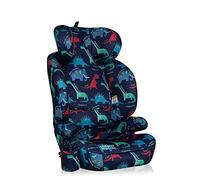 Cosatto Ninja 2 iSize Car Seat - R129 High Back Booster Seat | 4-12 Years | 10 Position Headrest, ISOFIX & Seatbelt Fitting, Forward Facing with Side Impact Protection | Washable (D is for Dino)