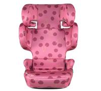 Cosatto Ninja i-Go Foldable ISOFIX Car Seat, 4-12 Years (Cherry Pie) | Group 2/3, Portable Travel Car Booster Seat, Side Impact Protection, Bag, 12 Headrest Positions, Ultra-Compact & Lightweight
