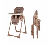 Cosatto Noodle 0+ Highchair | from Birth Reclining Cradle - Height Adjustable Feeding Seat | Compact Fold - Easy Clean Washable Pads & Two?Part Tray (Tiger Tale)
