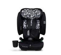 Cosatto On The Go Foldable Portable Travel Car Seat & Booster Car Seat | 15 Months-12 Years | ISOFIX, Side Impact Protection, Anti-Escape Harness, Ultra Compact & Lightweight, Bag (Silhouette)