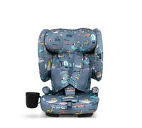 Cosatto On The Go, Foldable Car Seat, 15 Months - 12 Years, 76-150cm, Portable ISOFIX Travel Car Seat, Ultra-Compact & Lightweight, Side Impact Protection & Travel Bag (Itchy Feet Sky)