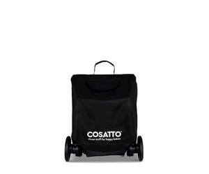 Cosatto Stroller Bag - for Use with Woosh 4, Yo & Woosh Trail - Pram Organiser Bag - Travel Bag - Pram Accessories - Water Resistant - Black
