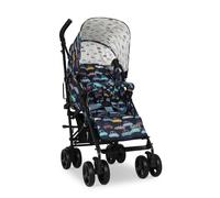 Cosatto Supa 3 Pushchair with Footmuff - Lightweight Stroller from Birth to 25Kg - Easy, Compact, Umbrella Fold, Large Shopping Basket, Carry Handle Footmuff (Beep Beep)