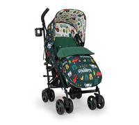 Cosatto Supa 3 Pushchair with Footmuff - Lightweight Stroller from Birth to 25Kg - Easy, Compact, Umbrella Fold, Large Shopping Basket, Carry Handle Footmuff (Old Macdonald)
