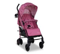 Cosatto Supa Lite Pushchair - from Birth to 4 Years (25kg), 4-Wheel Suspension, Large Basket, XL UPF100+ Canopy, Foldable, Compact, Stroller with Cup Holder, Rain Cover (Cherry Pie)