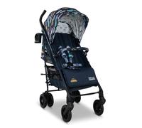 Cosatto Supa Lite Pushchair - from Birth to 4 Years (25kg), 4-Wheel Suspension, Large Basket, XL UPF100+ Canopy, Foldable, Compact, Stroller with Cup Holder, Rain Cover (Beep Beep)