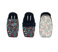 COSATTO Ultimate Footmuff - for Latest Cosatto Wow 3 & Woosh 4 Prams and Strollers, Adjustable Length Windproof Footmuff, Cosy Toes with Storm Flap, Summer Liner & Head Hugger. (COSATTO Carnival)