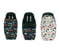 COSATTO Ultimate Footmuff - for Latest Cosatto Wow 3 & Woosh 4 Prams and Strollers, Adjustable Length Windproof Footmuff, Cosy Toes with Storm Flap, Summer Liner & Head Hugger. (Old Macdonald)