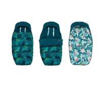 COSATTO Ultimate Footmuff - for Latest Cosatto Wow 3 & Woosh 4 Prams and Strollers, Adjustable Length Windproof Footmuff, Cosy Toes with Storm Flap, Summer Liner & Head Hugger. (Midnight Jungle)
