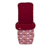 Cosatto Universal Footmuff - Cosy Toes, All Season Luxury Quilted Pram, Pushchair, Stroller Liner Liner, Washable, with Kangaroo Pouch for Hands (Unicorn Garden)