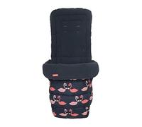 Cosatto Universal Footmuff - Cosy Toes, All Season Luxury Quilted Pram, Pushchair, Stroller Liner, Washable, with Kangaroo Pouch for Hands (Pretty Flamingo)