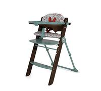 Cosatto Wooden Waffle Highchair - 6 Months -100kg, Multi Height Seat, Foldable, Self Standing, Adjustable Footrest, Removeable & Washable Tray & Seat Pads (Foxford Hall)
