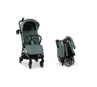 Cosatto Woosh City Travel Stroller - Compact Fold Baby Pushchair from Birth to 25kg - Lightweight Airline Compatible, One Hand Easy Fold, Large 8kg Shopping Basket, Raincover & Cup Holder (Meadow)