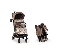 Cosatto Woosh City Travel Stroller - Compact Fold Baby Pushchair from Birth to 25kg - Lightweight Airline Compatible, One Hand Easy Fold, Large 8kg Shopping Basket, Raincover & Cup Holder (Tiger Tale)