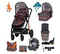 Cosatto Wow 2 Acorn Pushchair Everything Bundle - Charcoal Mister Fox