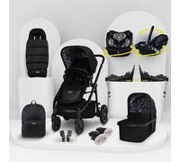 Cosatto Wow 3 All Stage Family Rotate & Recline 2 Base Bundle Silhouette