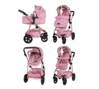 Cosatto Wow 3 in 1 Dolls Pram Travel System Bundle Camille