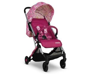 Cosatto Yo Small Compact Stroller - Baby Pushchair Lightweight Compact Fold from Birth to 25kg - Airline Compliant, One Hand Easy Fold, Large 8kg Shopping Basket, Raincover (Happy Unicorns)