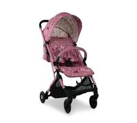 Cosatto Yo Travel Stroller - Baby Pushchair Lightweight Compact Fold from Birth to 25kg - Airline Compatible, One Hand Easy Fold, Large 8kg Shopping Basket, Raincover & Bumper Bar (Pony Party)