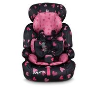 Cosatto Zoomi Car Seat - Group 1 2 3, 9-36 kg, 9 Months-12 Years, Side Impact Protection, Forward Facing (Charcoal Lighthearted)