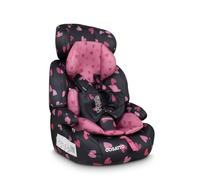 Cosatto Zoomi Toddler Car Seat & Booster Seat | 9 Months-12 Years | 5 Point Anti-Escape Harness, Adjustable Headrest, Removable Washable Covers - Forward Facing for Group 123 (Charcoal Lighthearted)