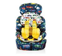 Cosatto Zoomi Toddler Car Seat & Booster Seat | 9 Months-12 Years | 5 Point Anti-Escape Harness, Adjustable Headrest, Removable Washable Covers - Forward Facing for Group 123 (Rev Up)