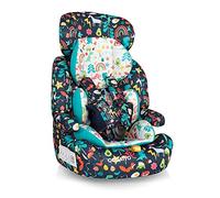 Cosatto Zoomi Toddler Car Seat & Booster Seat | 9 Months-12 Years | 5 Point Anti-Escape Harness, Adjustable Headrest, Removable Washable Covers - Forward Facing for Group 123 (Cosatto Carnival)