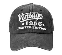 COSBERY 50th 60th 70th 80th Birthday Vintage Baseball Cap for Men, Birthday Gifts for Mens Dad Uncle Grandad, Presents for Men, Cool Unusual Stuffs Meaningful for Christmas Valentines