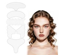 Cosblisvia Anti Wrinkle Patches, Reusable Silicone Wrinkle Patches for Neck & Chest, Wrinkle Filler Alternative for Women, Overnight Skin Smoothing Routine (Clear)