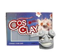 Cosclay Sculpt - Soft Gray - Flexible Polymer Clay (1lb)