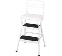 Cosco 11-130WHT Chair/Step Stool, White by Cosco