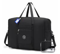 COSCOOA Lightweight Ryanair Carry on Bag 55x40x20 cm Personal Item Bag for Airlines, 45L Foldable Travel Duffel Bag for Women Men, Waterproof Weekender Overnight Hospital Bags for Labor and Delivery