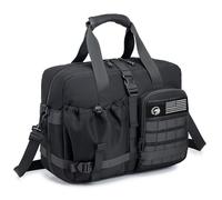 COSCOOA Tactical Messenger Bag, 15.6 Inch Tactical Briefcase for Man Military Laptop Bag Messenger Shoulder Bag, Black-15.6 Inch