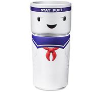CosCups by Numskull Ghostbusters Stay Puft Ceramic Mug Gift with Rubber Sleeve 400ml - Official Ghostbusters Merchandise