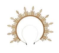COSDREAMER Halo Crown Mary Goddess Headband Women's Halloween Costume Goddess Headwear (J)