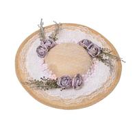 COSDREAMER Victorian Hat Womens Tea Party Hats Vintage Flowers Flat Hat