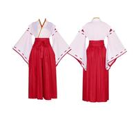 COSDREAMER Women's Kimono Robe Geisha Japanese Yukata Ruffle Tops Pants Set XL