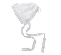 COSDREAMER Womens Victorian Oversized White Bonnet