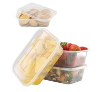 Coselena 10Pcs Plastic Food Containers with Lids, Takeaway Containers With Lids - Microwave BPA Free Food Storage Containers | Freezer Storage Boxes, Food Containers With Lids, Food Containers 650ml