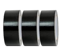 Coselena 3-Pack Black Heavy-Duty Gaffer Tape - 48mm x 45m Multi-Purpose Waterproof Duct Tape for Indoor & Outdoor Use - Ideal for Repairs, Patching & Packaging