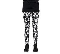 cosey - Printed Colorful Halloween Leggings (one Size) - Ghost
