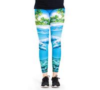 cosey - Printed Colorful Leggings (one Size) - Design Dolphin Coast